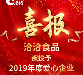 洽洽食品被首都保健营养美食学会授予【2019年度爱心黄色向日葵视频官方网站下载安装】